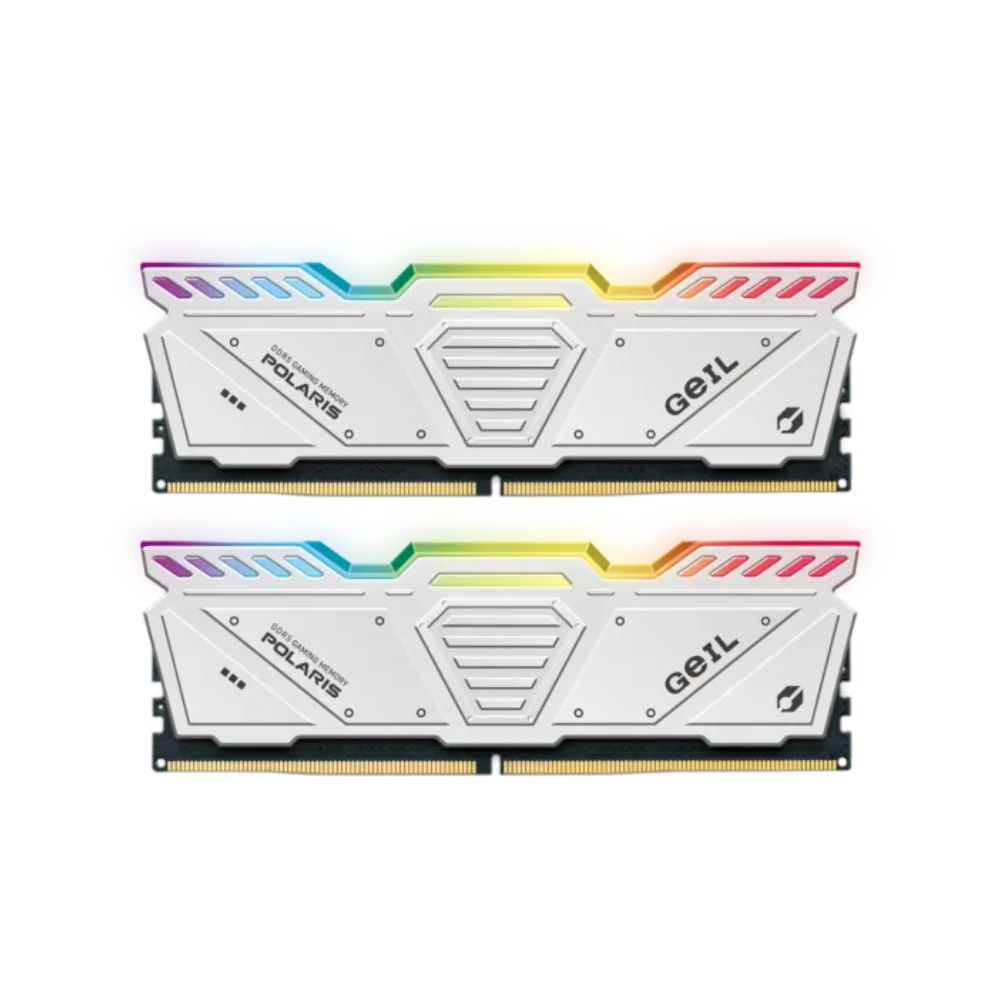 Купить Оперативная память 32GB Kit (2x16GB) GEIL Polaris RGB 5600Mhz DDR5 GOSW532GB5600C38ADC White в Алматы