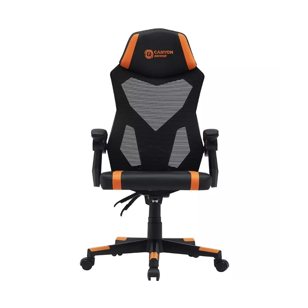 Купить CANYON gaming chair Flow MCH01 Mesh Black Orange&nbsp;CNE-MCH01 в Алматы