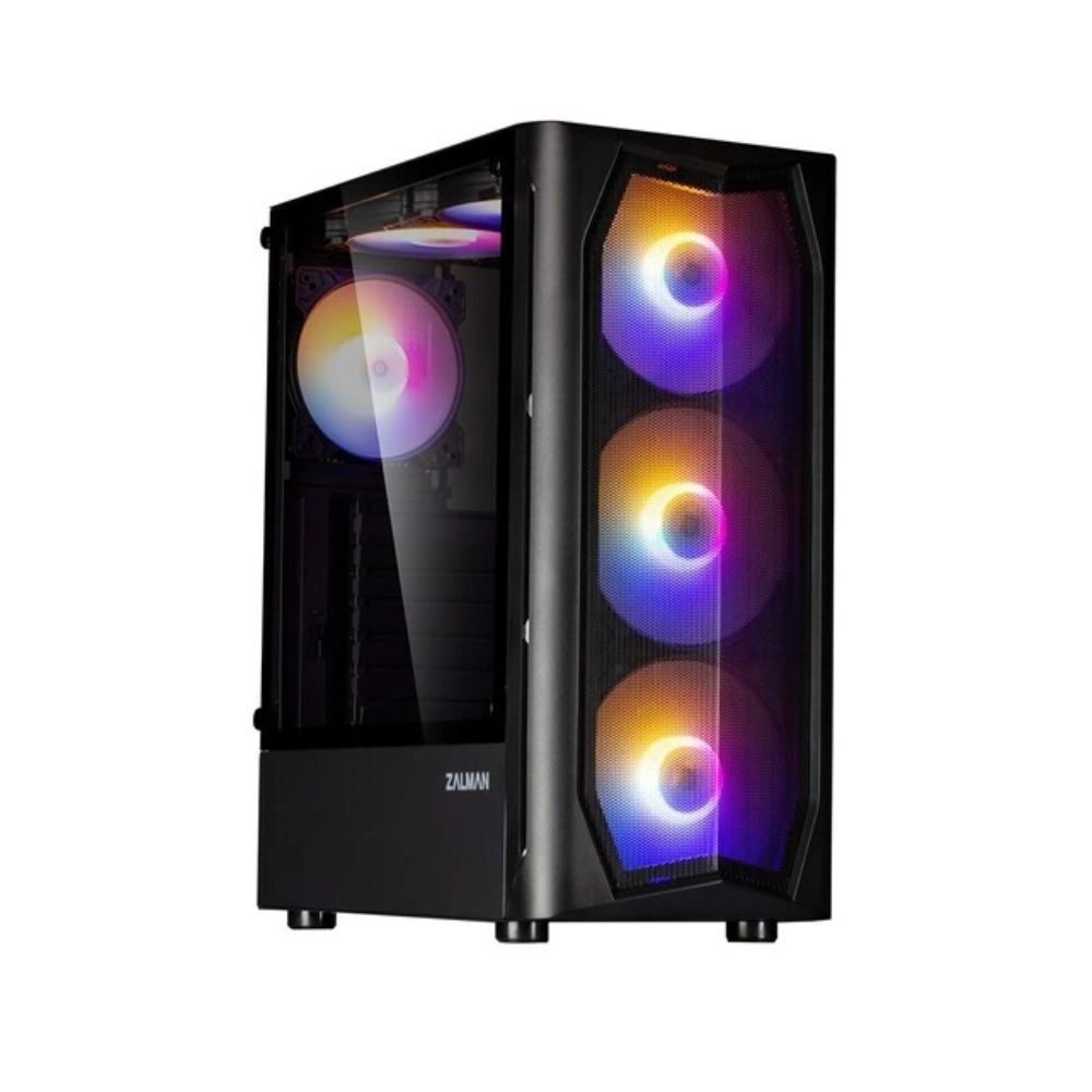 Купить Компьютерный Корпус Zalman N4 REV.1, без БП, 1xUSB3.0, 2xUSB2.0, 3x140mm RGB fans, 3x120mm RGB fans, в Алматы