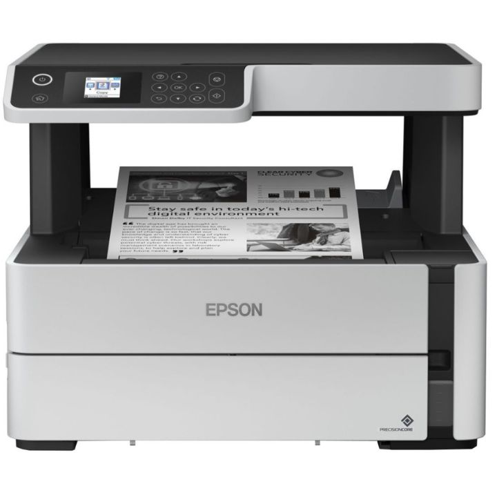 Купить МФУ струйное ЧБ Epson M2170 C11CH43404, А4, до 39 стр/мин, Ethernet, Wi-Fi, no ADF в Алматы