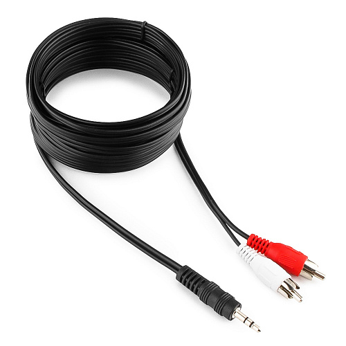 Купить Кабель аудио Cablexpert CCA-458-5M, джек3.5 / 2xRCA, 5.0м в Алматы