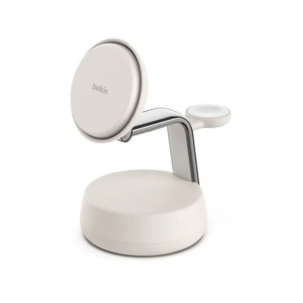 Купить BELKIN 25w QI2 3-IN-1 Wireless Charging Stand, Sand в Алматы