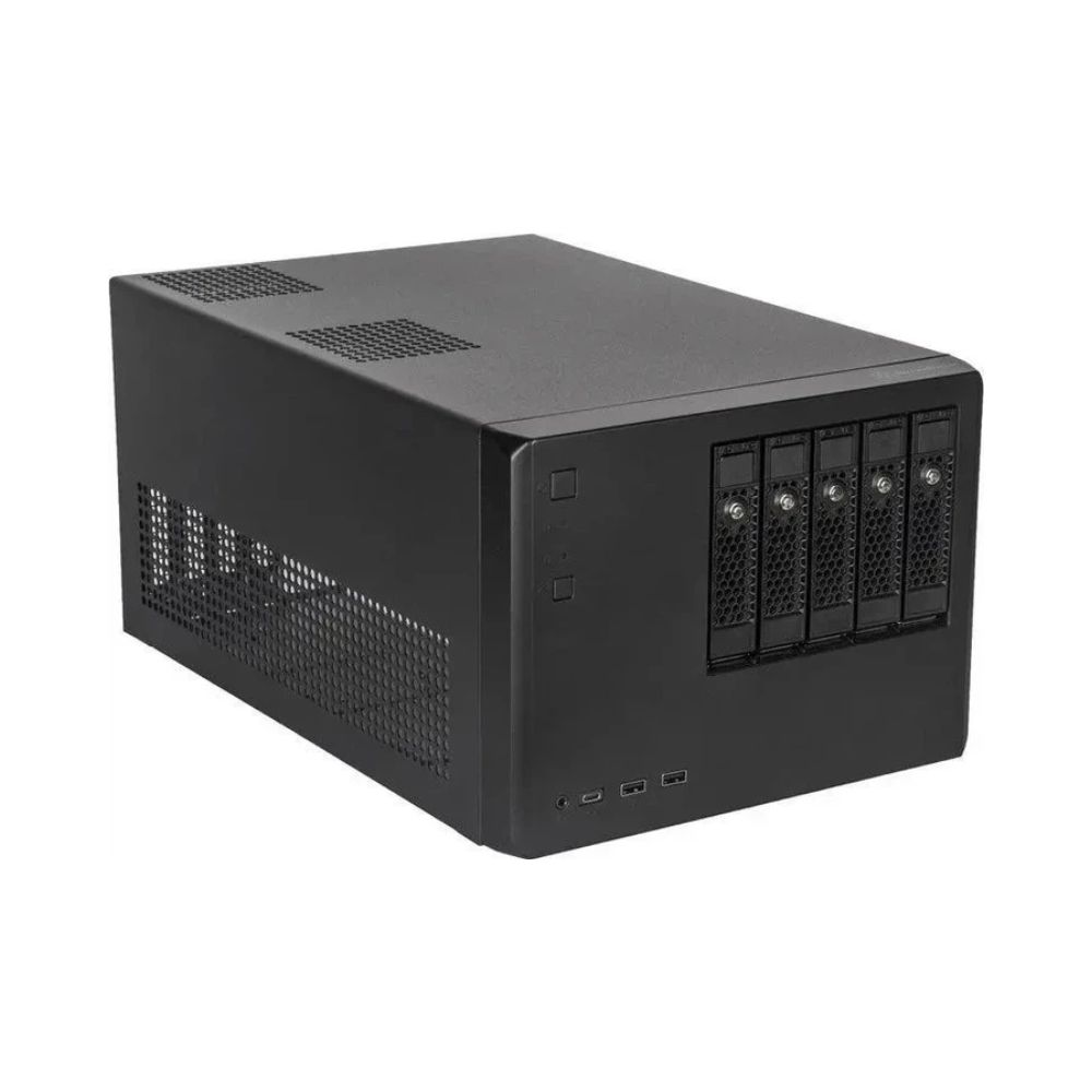 Купить NAS chassis Silverstone CS351, mATX, 5 hotswap 3.5" bays в Алматы