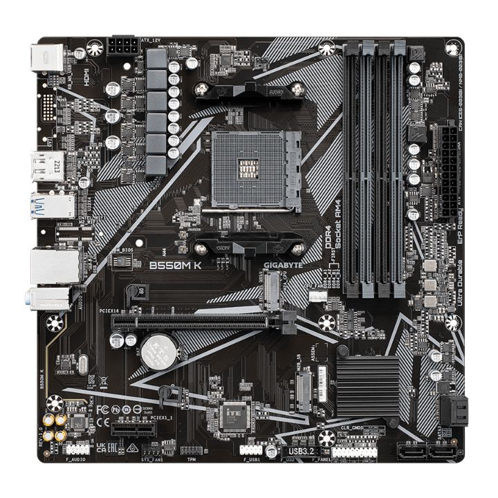 Купить Материнская плата Gigabyte B550M K в Алматы