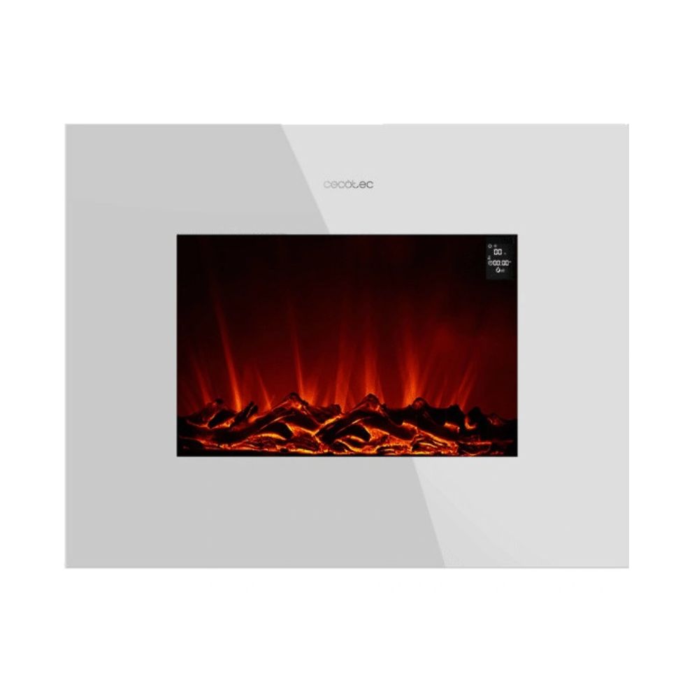 Купить Камин электрический настенный Cecotec ReadyWarm 2690 Flames Connected белый в Алматы