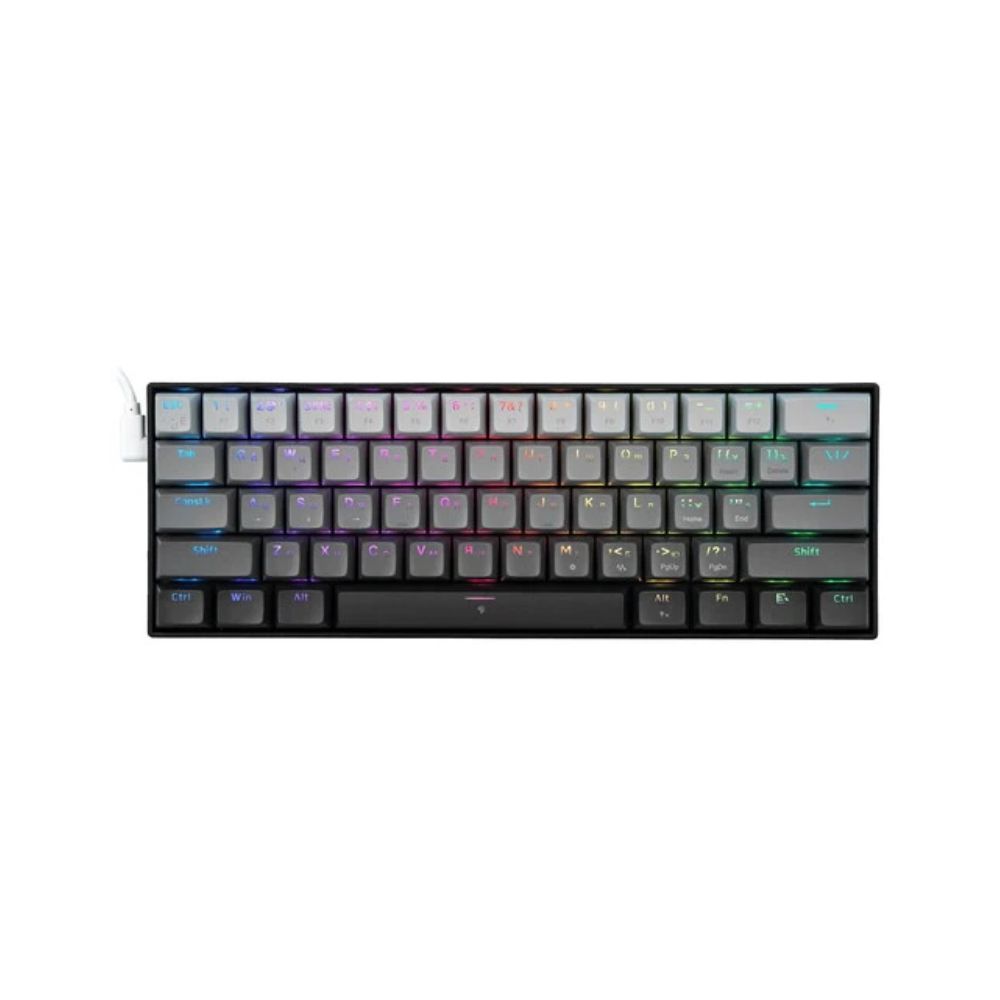 Купить KeyBoard  USB, Redragon Fizz RT, mechanical, (72300) в Алматы