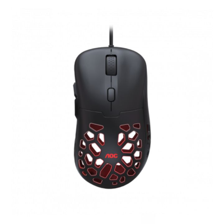 Купить Мышь игровая AOC GM510B 6 кн. 16000 dpi, USB2.0 кабель 1.8 м Черный GM510B в Алматы