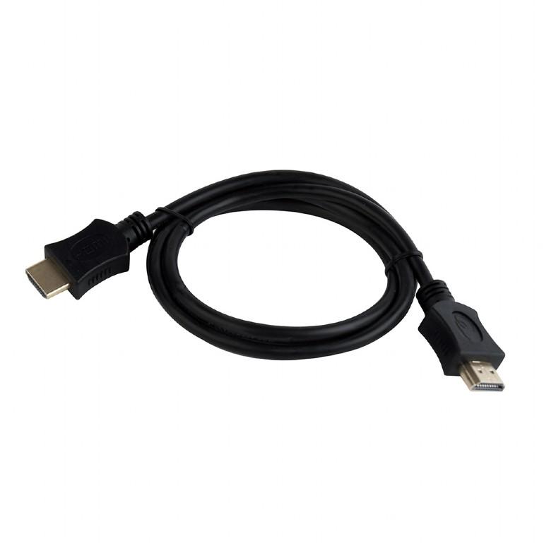 Купить Кабель HDMI Cablexpert CC-HDMI4L-1M, 1м, v1.4, 19M/19M, серия Light, черный, позол.разъ, экра, пакет в Алматы