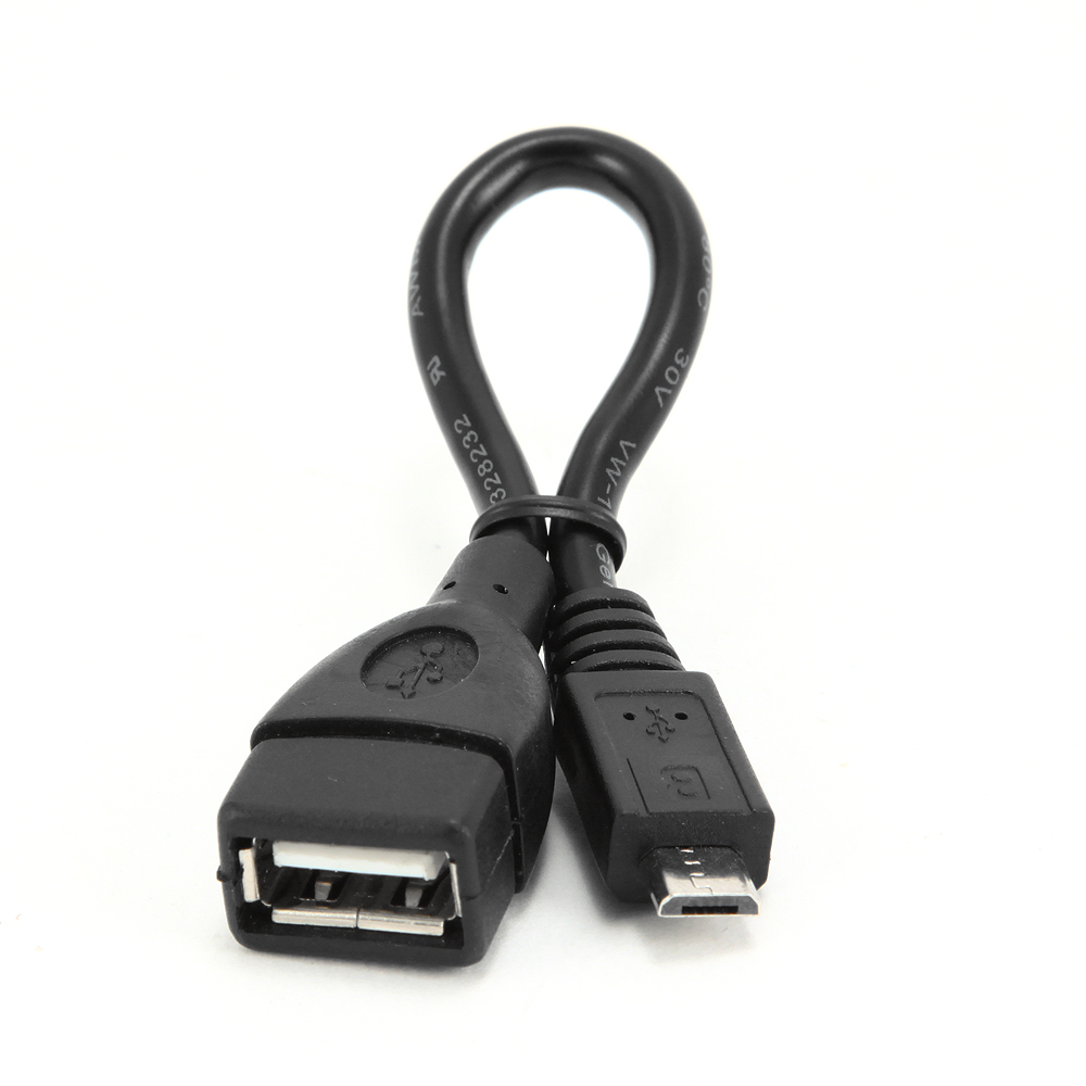 Купить Кабель переходник Cablexpert USB 2.0 OTG A-OTG-AFBM-001 USB-MicroUSB, 0.15м, пакет в Алматы