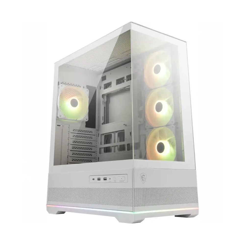 Купить Компьютерный корпус MAG PANO 110R PZ WHITE ATX/mATX/mITX, Back connect:ATX/mATX Type-C White в Алматы