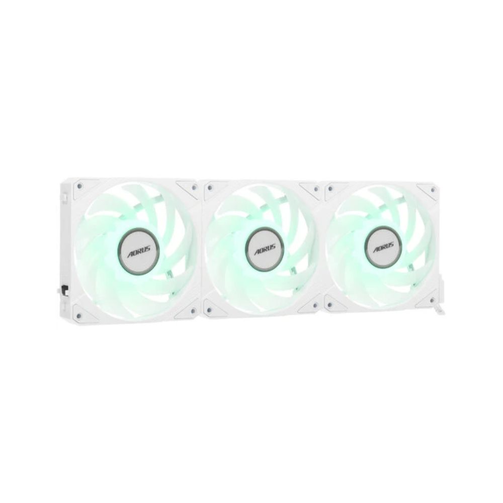 Купить Комплект вентиляторов Gigabyte GP-ECFAN1203 ICE, WHITE в Алматы