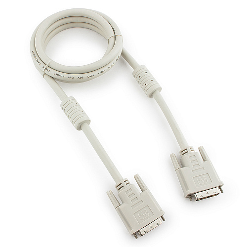 Купить Кабель DVI-D dual link Cablexpert CC-DVI2-6C, 25M/25M, 1.8м, экран, феррит.кольца, пакет в Алматы