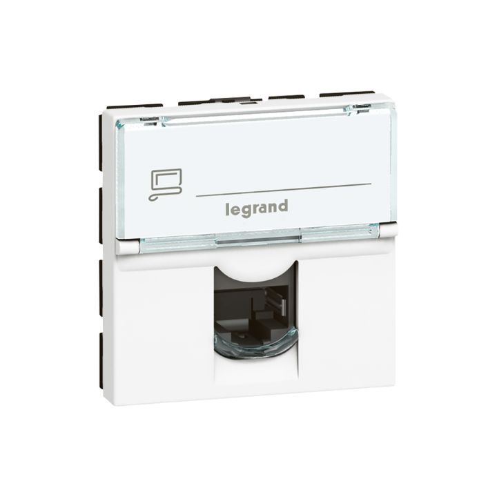 Купить Legrand 076564 MOSAIC RJ45 UTP кат6 2мод бел в Алматы