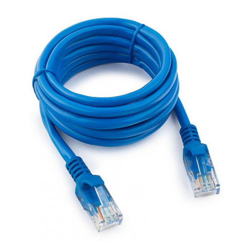 Купить Патч-корд UTP Cablexpert PP12-2M/B кат.5e, 2м, литой, многожильный (синий) в Алматы