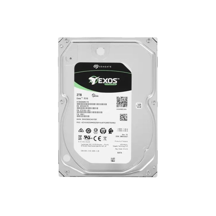 Купить Жёсткий диск HDD 2 Tb SATA 6Gb/s Seagate Exos 7E10 ST2000NM017B  3.5" 7200rpm 256Mb в Алматы