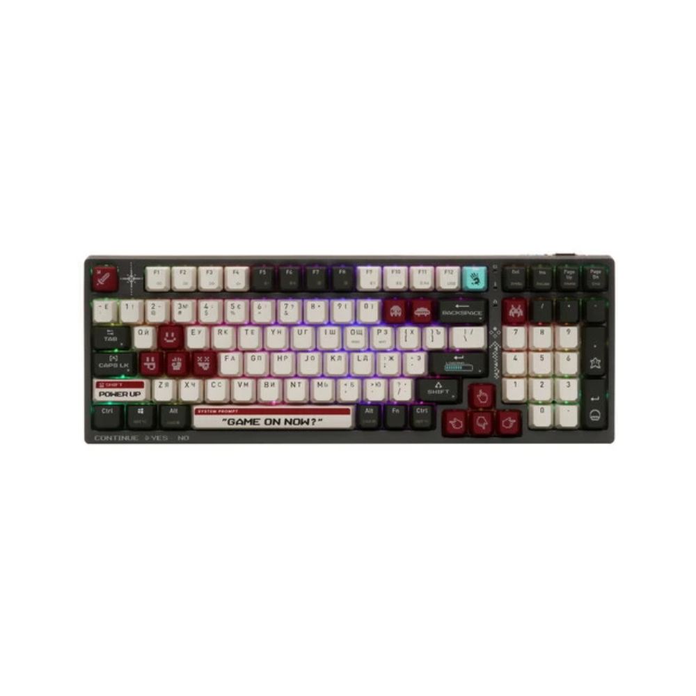 Купить Клавиатура игровая беспроводная Bloody WS98 Bloody Red <механическая> в Алматы