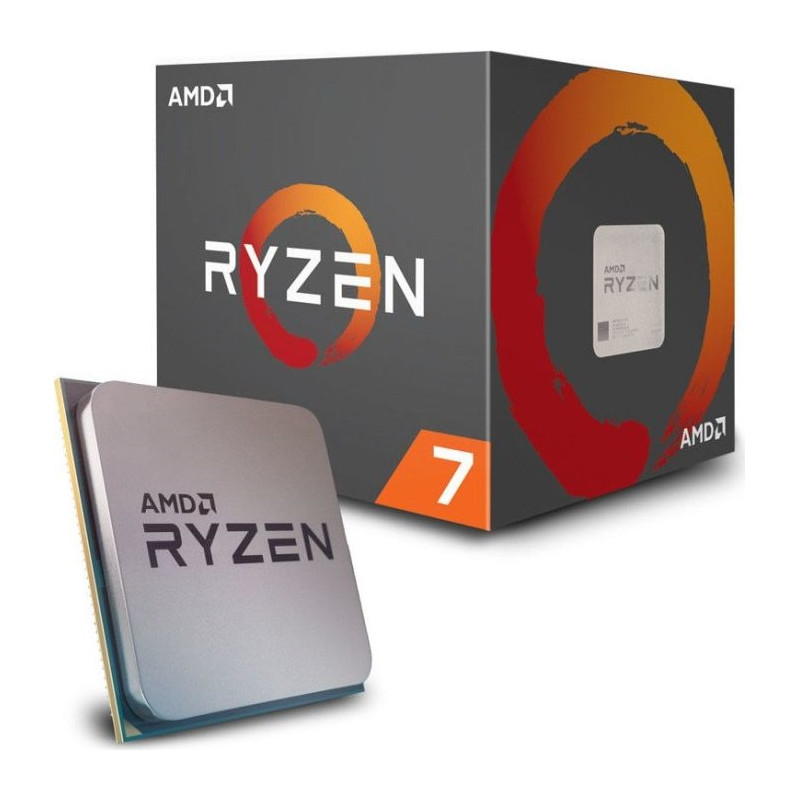Купить Процессор CPU AM4 AMD Ryzen 7 2700 BOX <4.1GHz, 65W, 8C/16T, 20MB(L2 L3)> в Алматы