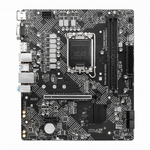Купить Материнская плата MSI PRO H610M-G DDR4 LGA1700 H610 2xDDR4 4xSATA3 M.2 VGA HDMI DP mATX в Алматы