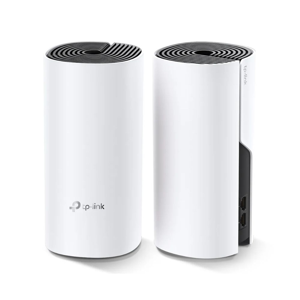 Купить Домашняя Mesh Wi-Fi система GbE AC1200 Tp-Link Deco M4 (2 устройства) <Бесшовный роуминг, 867Mbps 5Ghz + 300Mbps 2.4Ghz, 802.11ac/a/b/g/n, 2 гигабитных порта LAN/WAN> в Алматы