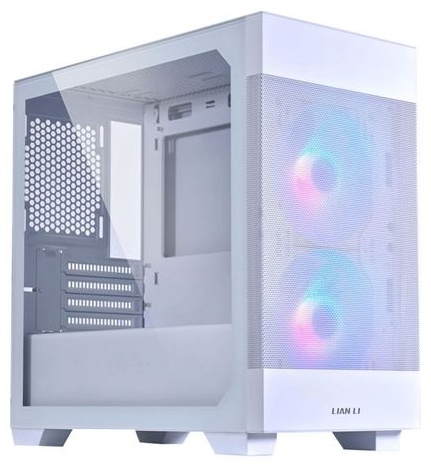 Купить Корпус Lian Li Lancool 205M Mesh m-ATX/mITX Micro 2x40mm ARGB PWM fan G99.OE744MS.10 Snow в Алматы