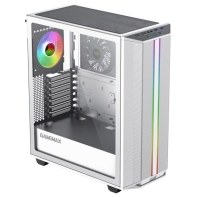 Купить Корпус ПК без БП GameMax Precision White <MATX, 1x120FAN, 1x140COC> в Алматы