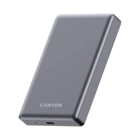 купить CANYON power bank OnCharge 510 slim Magsafe 10000 mAh PD20W Dark Grey&nbsp;CNS-CPB510DG в Алматы фото 2