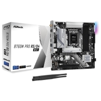 Купить Материнская плата ASRock B760M PRO RS/D4 WIFI LGA1700 4xDDR4 4xSATA RAID 2xM.2 HDMI DP mATX в Алматы