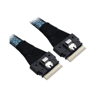 Купить Cable SlimlineSAS(SFF-8654x8 to SFF-8654x8), LSI SAS Cable - SAS HD to SAS HD - 1m в Алматы