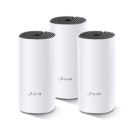 Купить Домашняя Mesh Wi-Fi система GbE AC1200 Tp-Link Deco M4 (3 устройства) <Бесшовный роуминг, 867Mbps 5Ghz + 300Mbps 2.4Ghz, 802.11ac/a/b/g/n, 2 гигабитных порта LAN/WAN> в Алматы