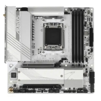 Купить Материнская плата GIGABYTE B650M A ELITE AX ICE, AM5, B650, PCIe4.0, HDMI+DP, 4xDDR5, 2.5GLAN, mATX в Алматы