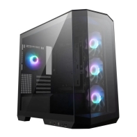 Купить Компьютерный корпус MSI MAG PANO M100R PZ mATX/ITX 1x3.5"/2.5", USB 3.2 Type-A Black в Алматы