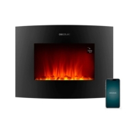Купить Камин электрический настенный Cecotec ReadyWarm 2250 Curved Flames Connected черный в Алматы