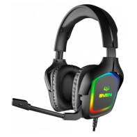 Купить Наушники с микрофоном&nbsp;SVEN&nbsp;AP-U750MV, BLACK (USB, RGB) в Алматы