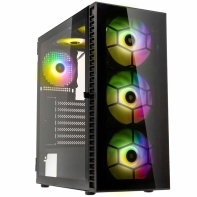 Купить Корпус ПК без БП Kolink Observatory HF Glass ARGB Midi Tower Case - Black&nbsp;PGW-CH-KOL-109 в Алматы