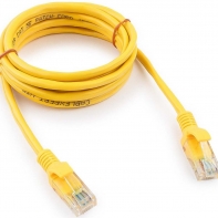 Купить Патч-корд UTP Cablexpert PP12-2M/Y кат.5e, 2м, литой, многожильный (жёлтый) в Алматы