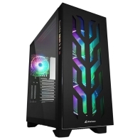 Купить Корпус ПК без БП Sharkoon ELITE SHARK CA300T Bk <EATX, 4x3.5, 7x2.5, 2xUSB 3.0, 1xTypeC, Audio, 505*235*520mm> в Алматы