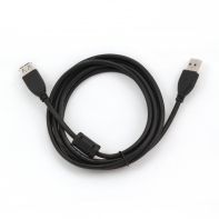 Купить Кабель USB 2.0 Pro Cablexpert CCF-USB2-AMBM-6, AM/BM, 1.8м, экран, феррит.кольцо, черный, пакет в Алматы