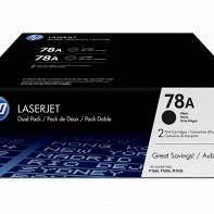 Купить Картридж лазерный HP LaserJet CE278AF Black for HP LaserJet P1566/P1606w, двойная упаковка,  2x2100стр  в Алматы