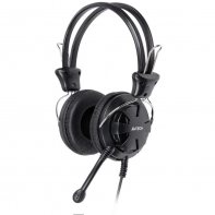 Купить Наушники микрофон A4tech HS-28 BLACK <20Hz-20kHz, 32 Om, 102dB, 1.8m> в Алматы