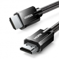 Купить Кабель Ugreen HD135 8K HDMI M/M Round Cable with Braided, 1m, Gray, 70319 в Алматы