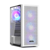 купить Корпус PCCooler MA100 MESH WH ATX/M-ATX/ITX USB3.0, 2xUSB2.0 White в Алматы фото 3