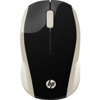 Купить Оптическая беспроводная мышь HP 2HU83AA, 200 Silk Gold, 1000 dpi, USB, 2.4 ГГц, золотистый в Алматы