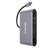 Купить Мультипортовый хаб 8-в-1 USB-C DS-14 (CNS-TDS14) в Алматы