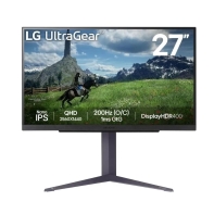 Купить Монитор жидкокристаллический LG Монитор27GS85QBARUZ271692560х1440(WQHD 27** 16:9 2560х1440(WQHD) IPS, nonTOUCH, 180 Hz, 400cd/m2, 1ms, HDMI, DP, Black в Алматы