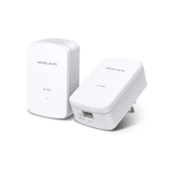 Купить Сетевой адаптер Powerline Mercusys MP500 KIT AV1000 Комплект гигабитных адаптеров Powerline, 1000  Мбит/с по Powerline, 1 порт 1 Гбит/с, поддержка HomePlug AV2, 2 устройства в комплекте> в Алматы