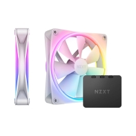 купить Кулер F140RGB Duo&nbsp;140mm Dual-sided RGB Fan Twin Pack (White) w/RGB Controller&nbsp;RF-D14DF-W1 в Алматы фото 2