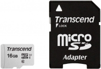 Купить Карта памяти MicroSD 16GB Class 10 U1 Transcend TS16GUSD300S-A в Алматы