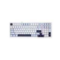 Купить Клавиатура AULA F99, White+Blue+Black, mechanical, Star Vector switch, EN/RU/KZ, 2.4/BT/USB-C в Алматы