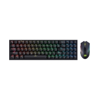 Купить KeyBoard + mouse, USB,Redragon S136, BT/2.4G, Black (72158) в Алматы