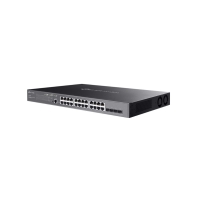 купить Коммутатор PoE+ управляемый GbE 24-портовый Tp-Link SG3428MP <JetStream&trade; 24 порта GbE 802.3af/at (max 30W на порт), 4 гигабитных SFP-слота, коммутационная матрица 56 Гбит/с, консольный порт управления, бюджет мощности PoE 384W, интеграция с Omada SDN в Алматы фото 2